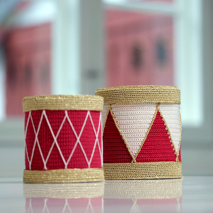 Classic Drum Boxes - Crochet Pattern