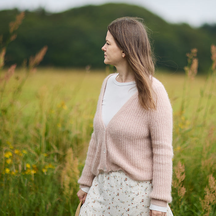 Nordkapp Cardigan, kort - Strikkekit